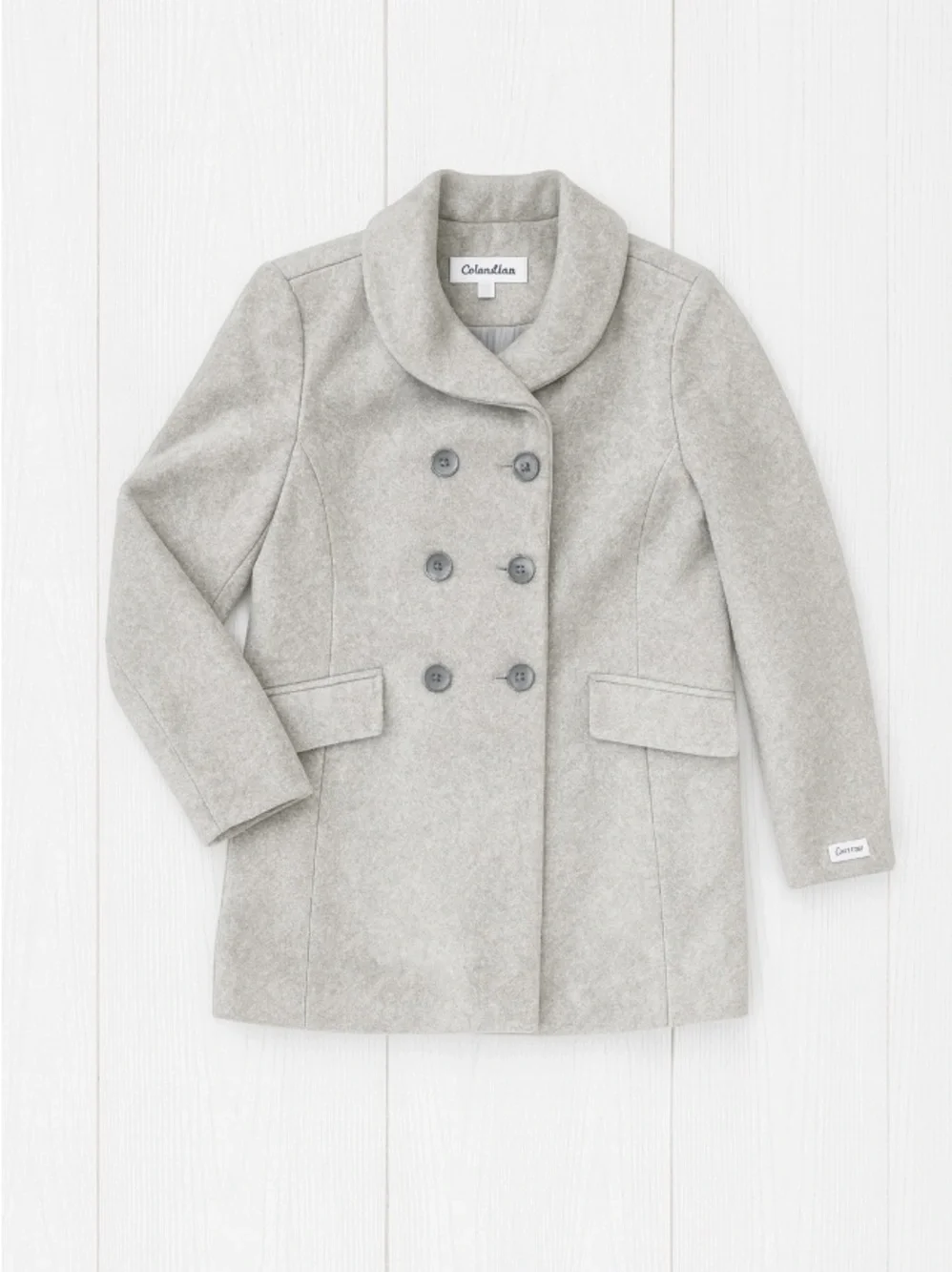 Calvin Klein Kids Light Gray Peacoat